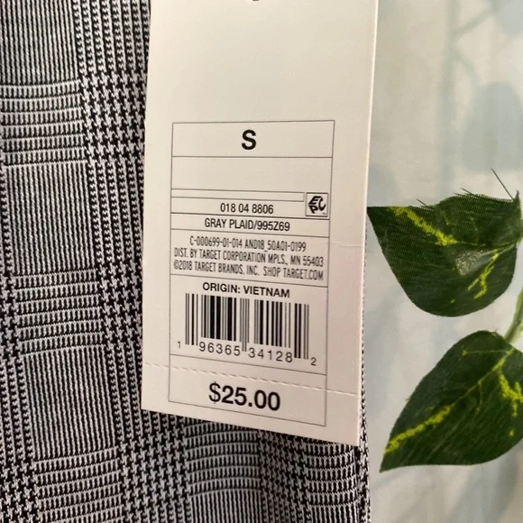 A New Day Women's High-Rise Slim Straight Fit Ankle Pull-On Pants Size Small - Picture 10 of 10